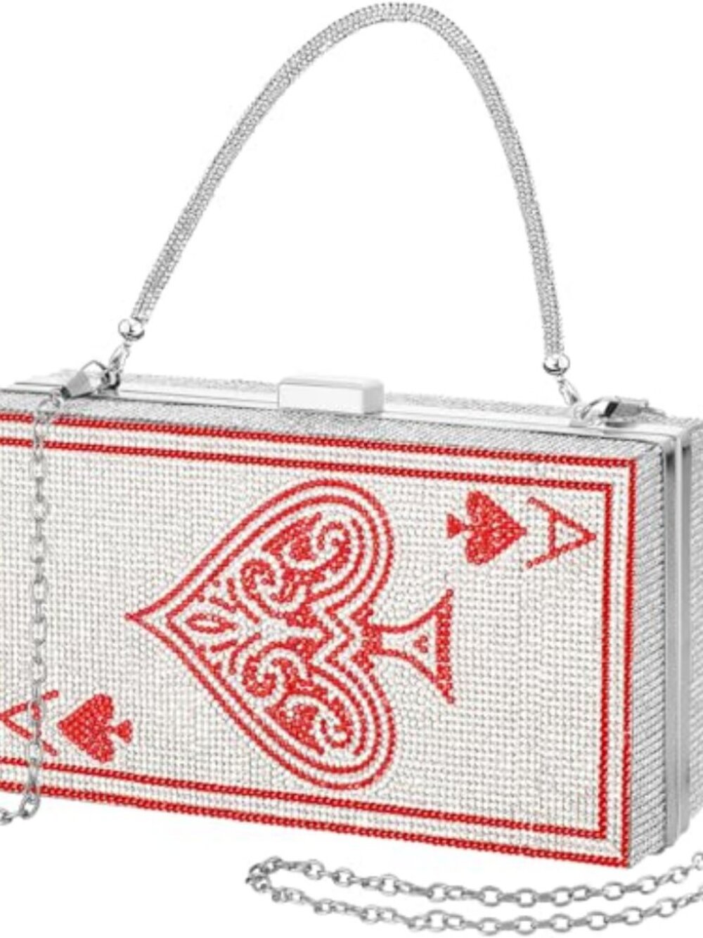 Women Poker Card Evening Clutch